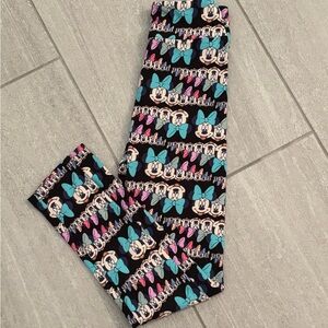 LaLaRoe Disney Leggings girls size L/XL